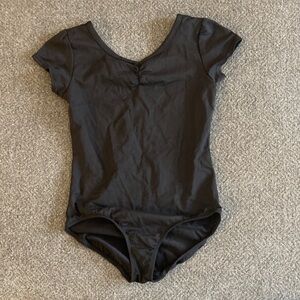 Danskin Now Black Kids Bodysuit